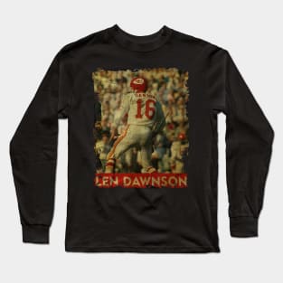 TEXTURE ART-Len Dawnson - RETRO STYLE 4 Long Sleeve T-Shirt